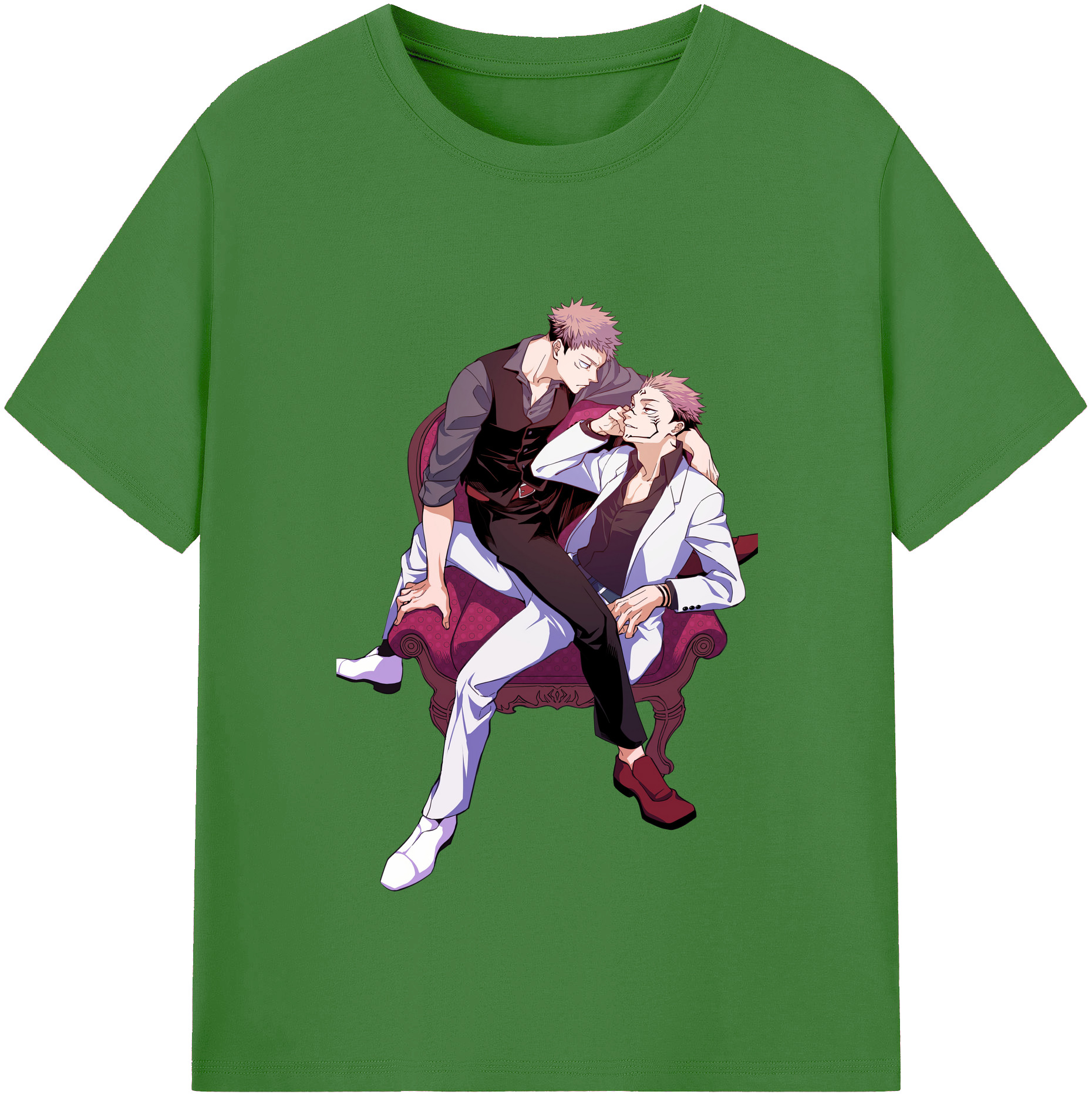 （画像用） 呪術廻戦 Jujutsu Kaisen レディースカジュアルプリントTシャツ（綿100％）